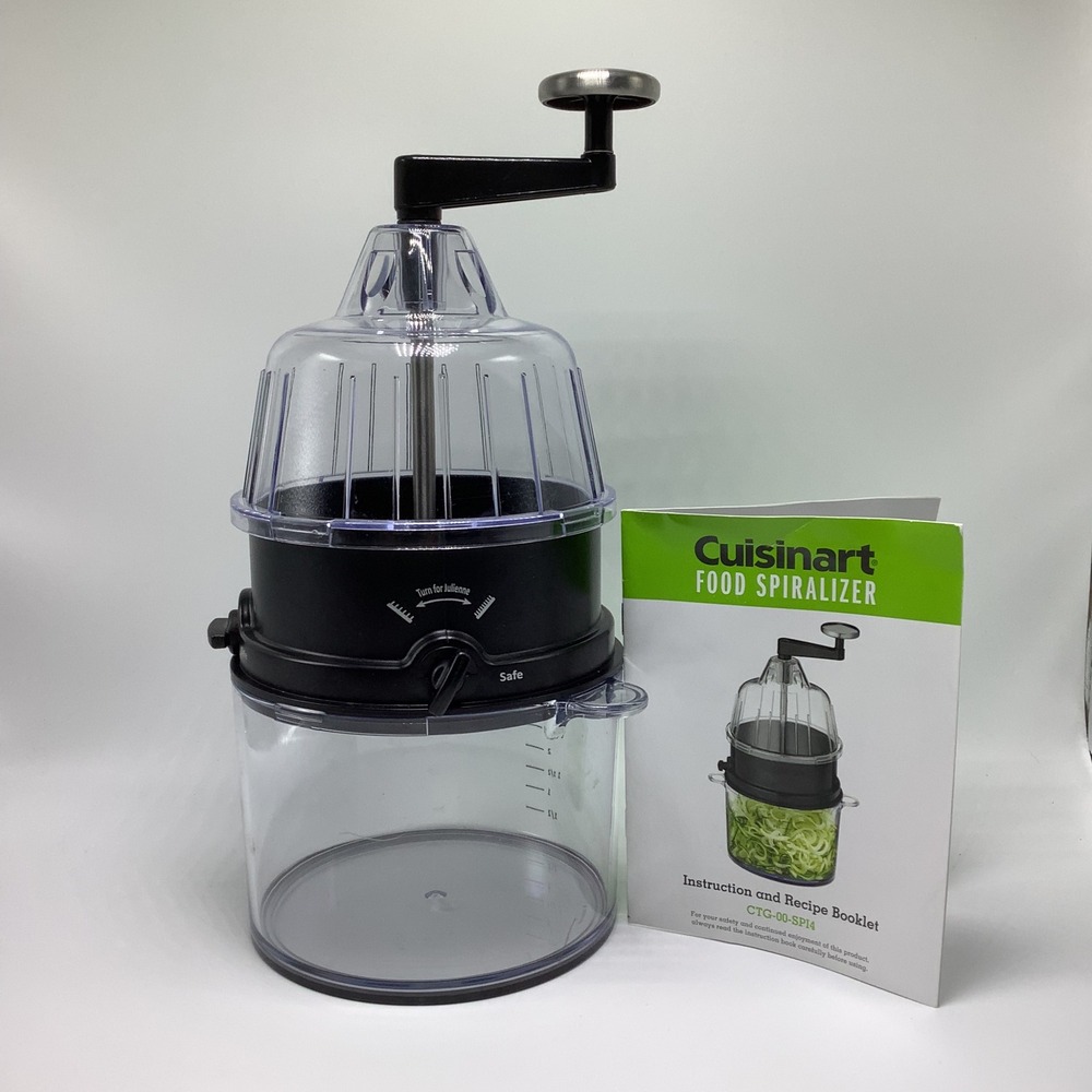 Cuisinart Food Spiralizer Vegetable Pasta Maker Slicer with Recipe Booklet‎